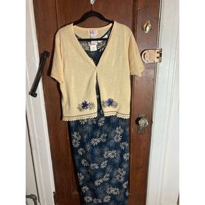 Two Piece Cardigan / Dress